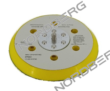Подошва для крепления шлифовальных кругов 150 мм, 6+1 отверстий NORDBERG NP4256#6"