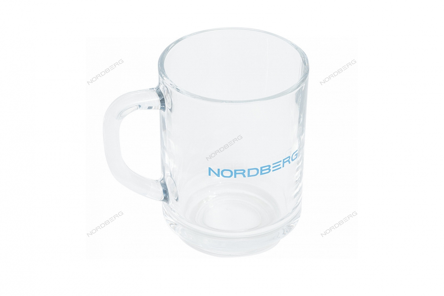 Кружка стеклянная прозрачная Nordberg