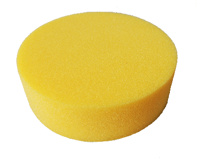 asturomec полировальник v90701 мягкий желтый 160х55мм, "липучка"